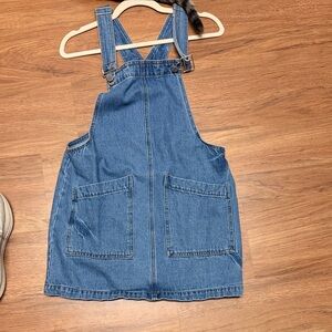 Forever 21 Light Blue Denim Overalls
